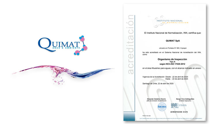 Acreditación QUIMAT SPA 2023